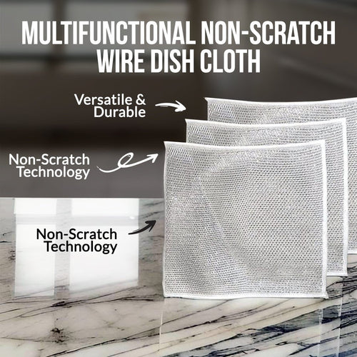 Multifunctional Non-Scratch Wire Dishcloth (Pack of 5/ 10/15)