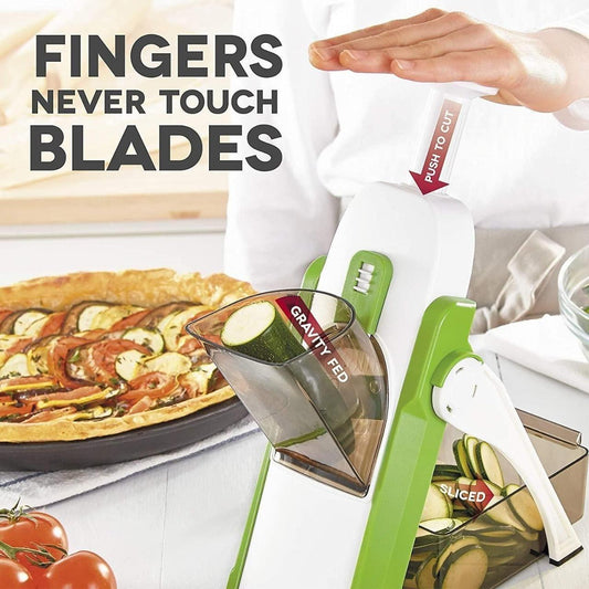 slash Slicer- Slicer for Vegetables, Meal Prep with Thickness, Size Adjustment