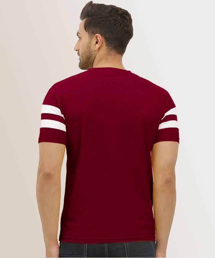 Denzolee Men's Colorblock Half Sleeve Tees